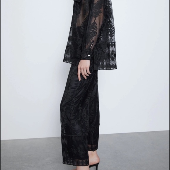 Zara embroidered organza shirt - Picture 16 of 16